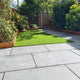 Kandla Grey Indian Sandstone Paving Slabs - Sawn & Honed - 900x600 - 20mm - Smooth Paving