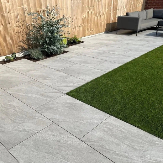 County Light Grey Outdoor Porcelain Paving Tiles - 900x600 - 20mm County Light Grey Outdoor Porcelain Paving Tiles - 900x600 - 20mm