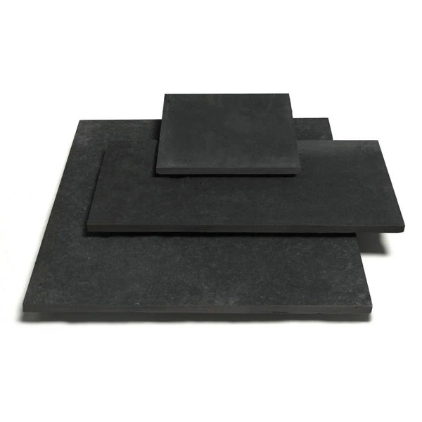 Kadapa Black Indian Limestone Paving Slabs - Riven - Sawn Edge - Patio Pack - 22mm Kadapa Black Indian Limestone Paving Slabs - Riven - Sawn Edge - Patio Pack - 22mm