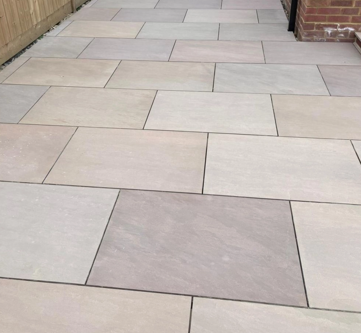 Raj Green Outdoor Porcelain Paving Tiles 900x600 20mm