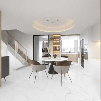 Marmi Statuario Indoor Porcelain Tile – 600×600x7mm