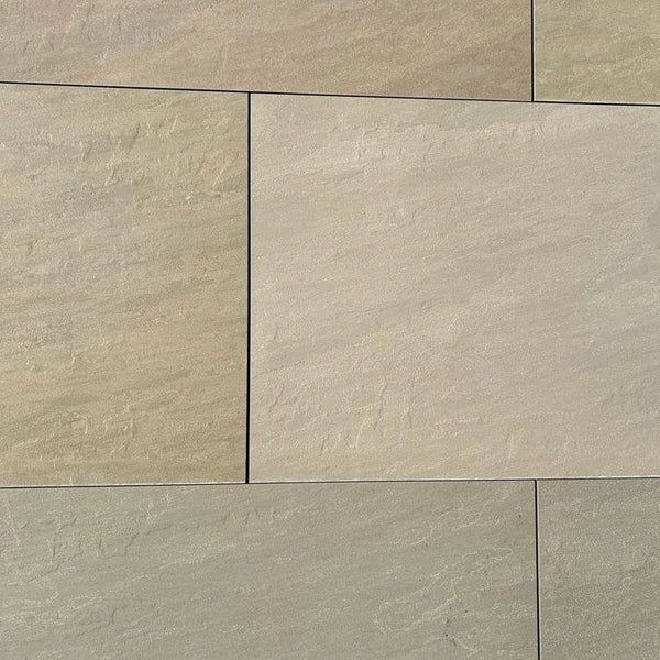 Raj Green Outdoor Porcelain Paving Tiles - 900x600 - 20mm