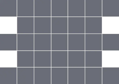 Square Slabs Grid Pattern