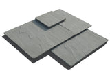 Kandla Grey Indian Sandstone Paving Slabs - Riven - Patio Pack - 22mm - UniversalPaving