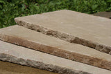 Raj Green Indian Sandstone Paving Slabs - Riven - 900x600 - 22mm - UniversalPaving