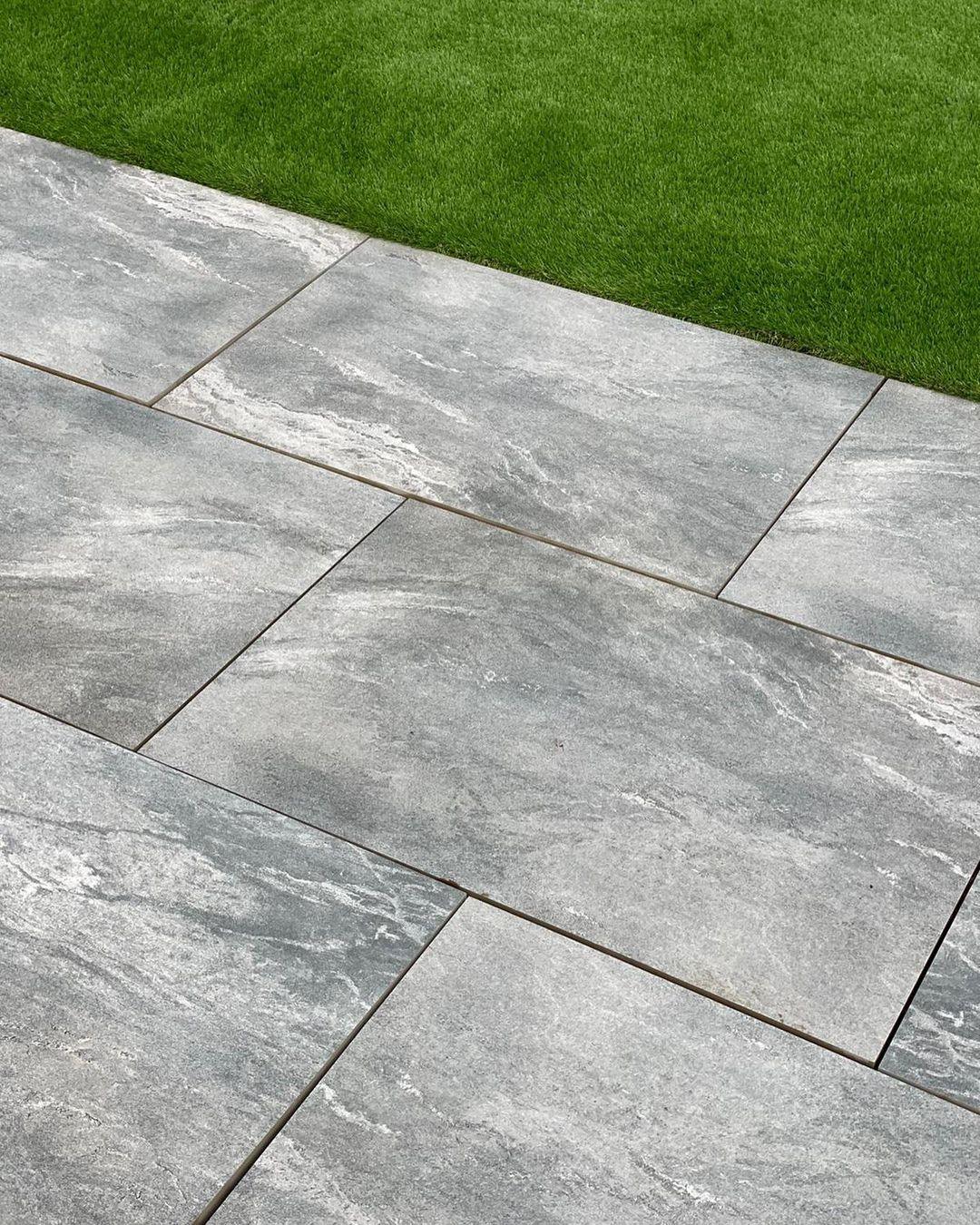 Earthcore Grey Porcelain Paving 900 x 600 | Slabs