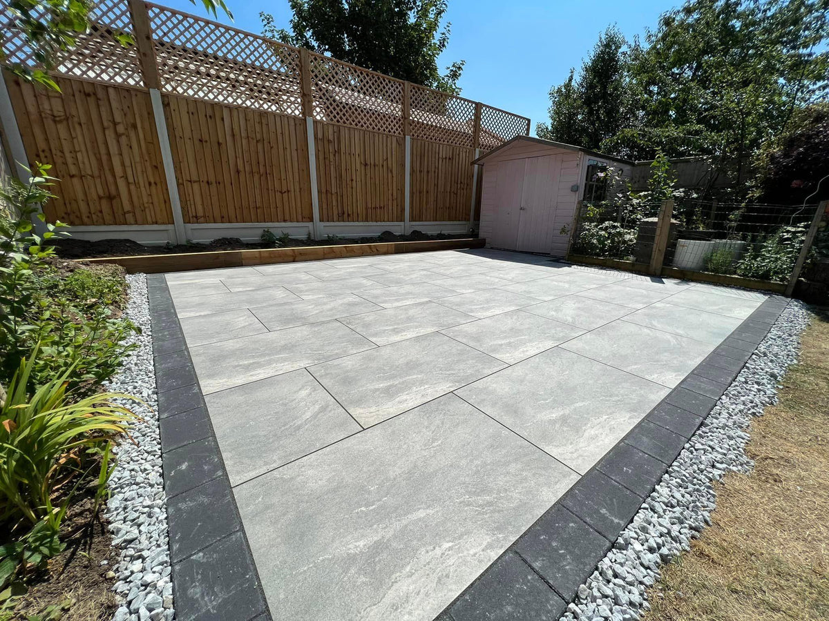 Earthcore Espirit Grey Outdoor Porcelain Paving Tiles - 900x600 - 20mm