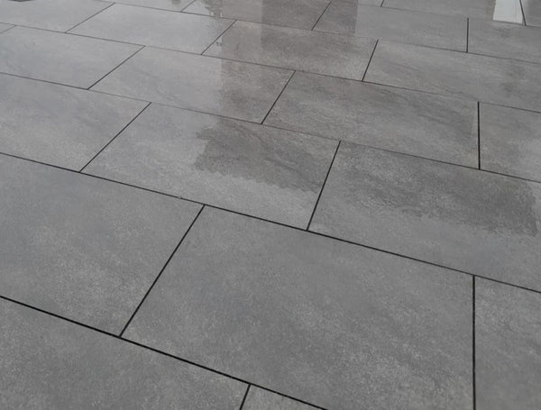 Hammerstone Nero Outdoor Porcelain Paving Tiles - 900x600 - 20mm