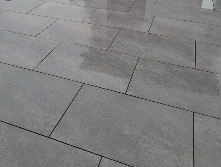 Hammerstone Nero Outdoor Porcelain Paving Tiles 900x600 20mm