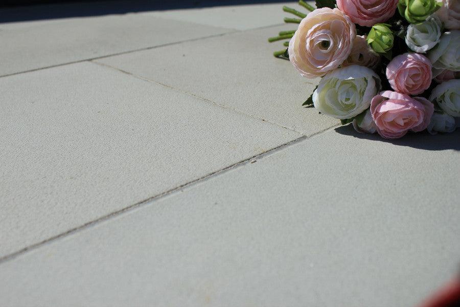 Kandla Grey Indian Sandstone Paving Slabs - Anti Slip Textured - 900x600 - 20mm