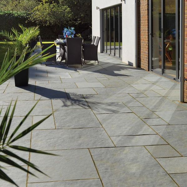 Kotah Blue Riven Limestone Paving Patio Packs & Slabs